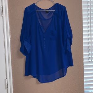 Blue Torrid Blouse